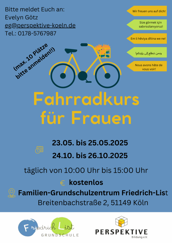 AG – Fahrradkurs für Frauen